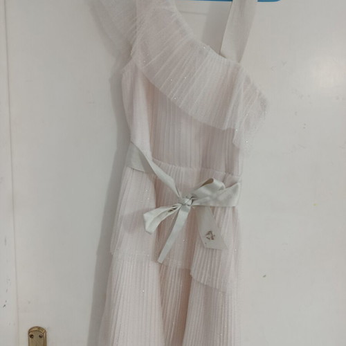 Mayoral glittery beige dress for girls, size 8 years