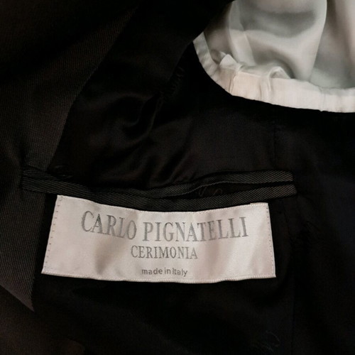 Italian Carlo Pignatelli groom suit like new with shirt, tie and belt
