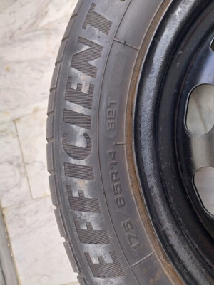 Good Year 14" rim with tire, spare wheel