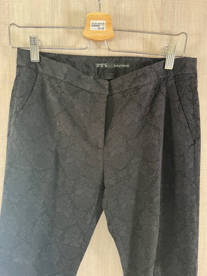 Zara pants size S used with unique pattern blue