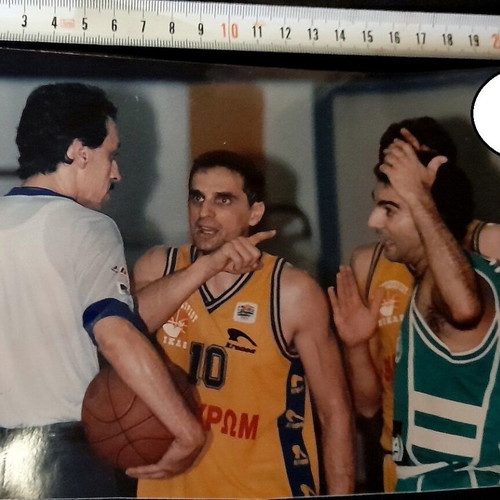 Rare Vintage Greek Basketball Photos 90s, like new, set of 5