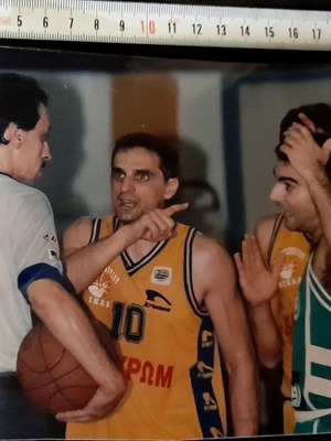 Rare Vintage Greek Basketball Photos 90s, like new, set of 5