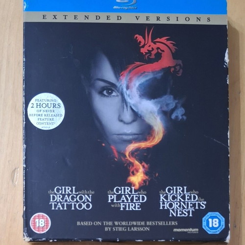 The Girl Who... Millennium Trilogy Blu-ray set, extended versions