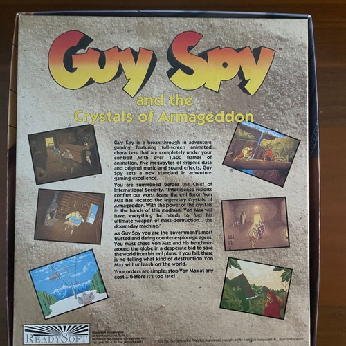 Guy Spy and the Crystals of Armageddon PC Big Box like new