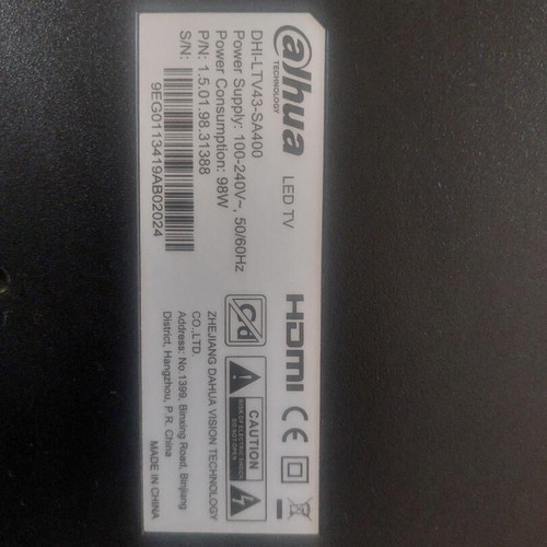 Dahua TV 43 LTV43-SA200 FHD Smart Android 11 σαν καινούργιο