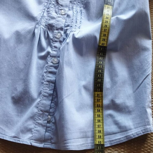 Street One short-sleeve shirt like new, blue and white, size M