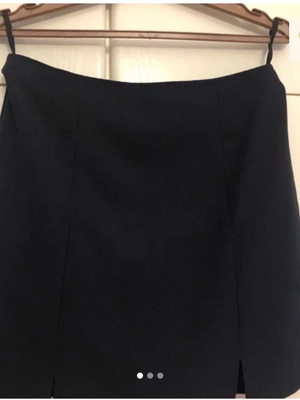 Skirt new blue black size 14, S