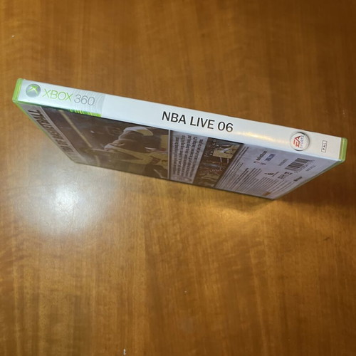 NBA Live 06 Xbox 360 παιχνίδι μεταχειρισμένο, πλήρες με manual