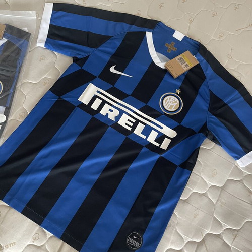 Inter Vintage Nike Jersey new, classic blue-black stripes with Pirelli