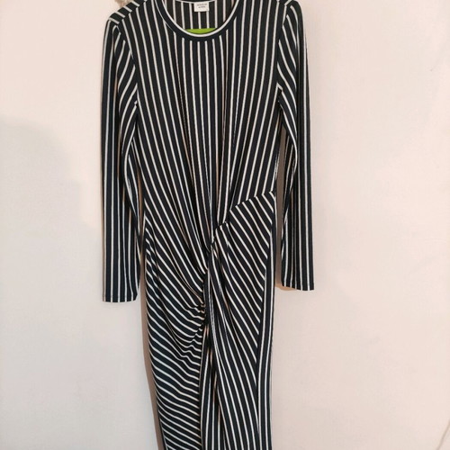 Navy elastic midi dress new Jacqueline De Yong