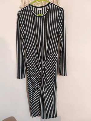 Navy elastic midi dress new Jacqueline De Yong