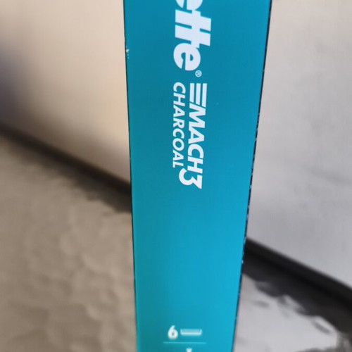 Gillette Mach3 Charcoal ξυριστική μηχανή καινούργια με 6 ανταλλακτικές κεφαλές και βάση