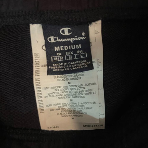 Champion joggers used, blue, size M