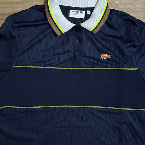 Lacoste women's shirt size 46 relaxed fit blue like new