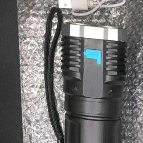 Security flashlight new, powerful, USB rechargeable
