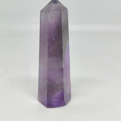 Amethyst crystal tower like new, natural hexagonal obelisk