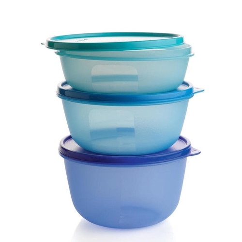 Tupperwer set of 3 modular containers 1L, 1.5L and 2L new