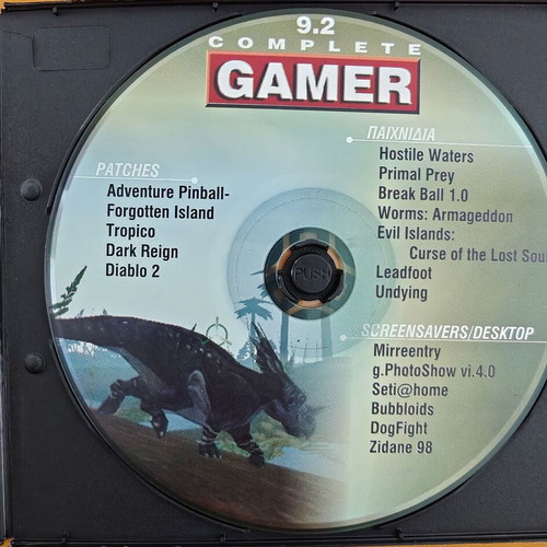Complete Gamer 9.2 CD used, collectible with games and utilities for PC