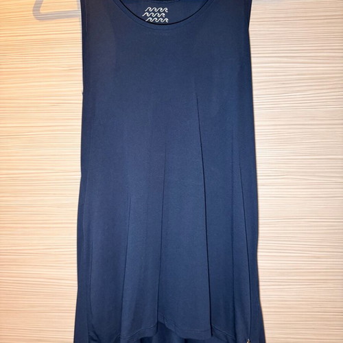Funky Buddha sleeveless long top like new, blue
