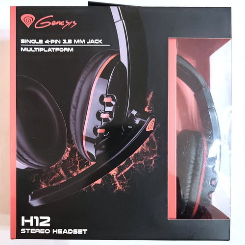 Genesis H12 stereo gaming headset sealed