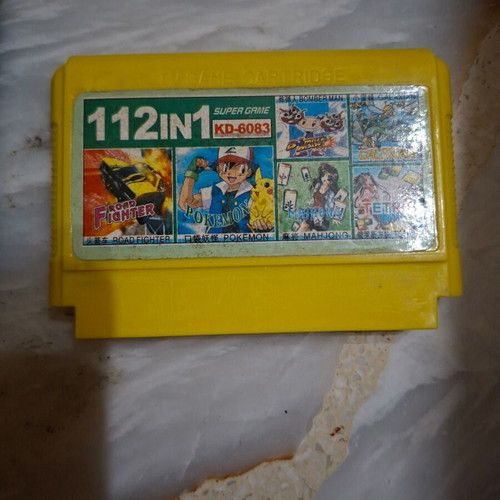 Famiclone 112 in 1 Arcade Game cartridge used, 8-bit consoles