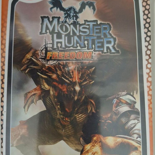 Monster Hunter Freedom PSP game used, missing booklet