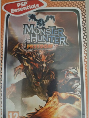Monster Hunter Freedom PSP game used, missing booklet