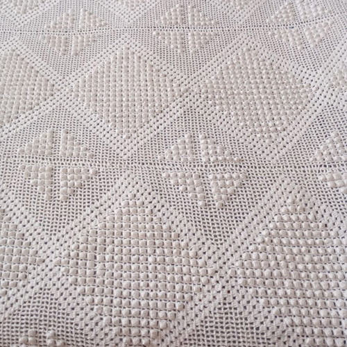 Handmade knitted blanket like new