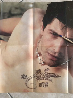 Gigantic poster Rouvas like new