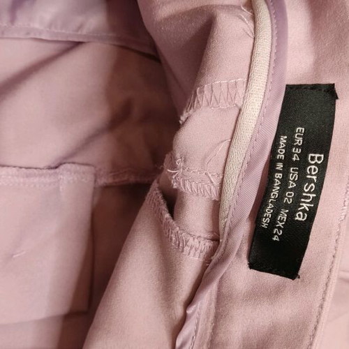 Lila pants Bershka like new, size XS, pink and purple