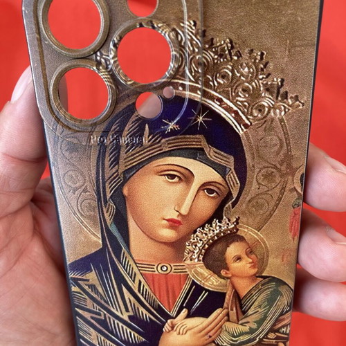 iPhone 16 Pro Max Silicone Case Cover Theotokos with Infant Jesus new