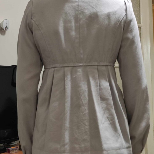 Berska long jacket ice color like new, size S