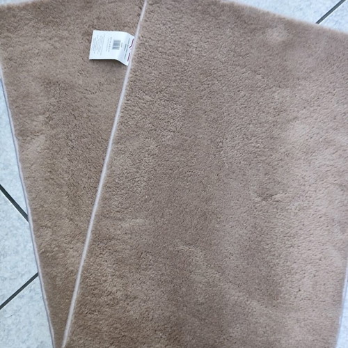 Rug set beige 2 pieces 40x60 cm new