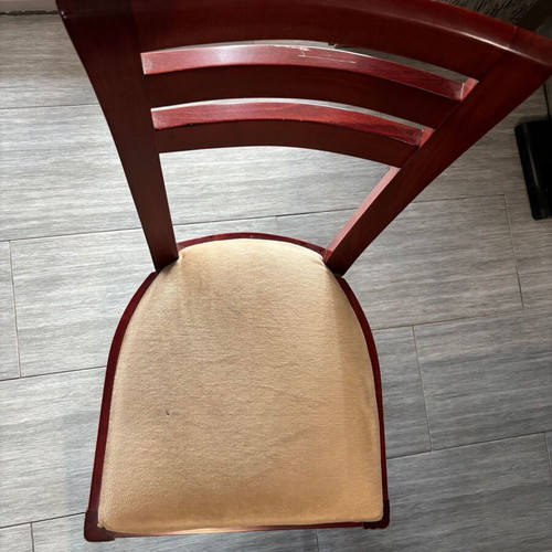 Extendable Dining Set solid cherry wood with 4 chairs used