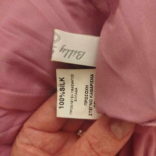 Vintage 100% Silk Midi Dress Billy Sabbado pink like new