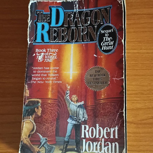 The Dragon Reborn by Robert Jordan used, English fantasy novel