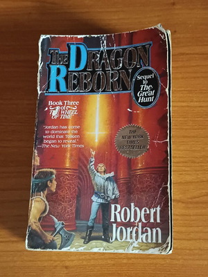 The Dragon Reborn by Robert Jordan used, English fantasy novel