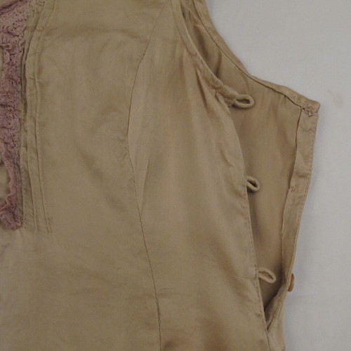 Odd Molly silk sleeveless top size S beige like new