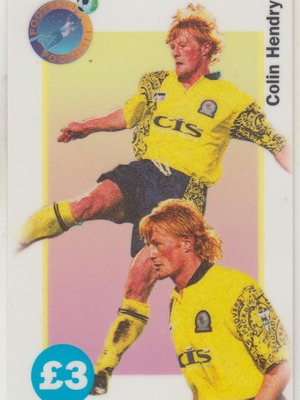 Τηλεκάρτα Αγγλία Colin Hendry Blackburn μεταχειρισμένη, £3