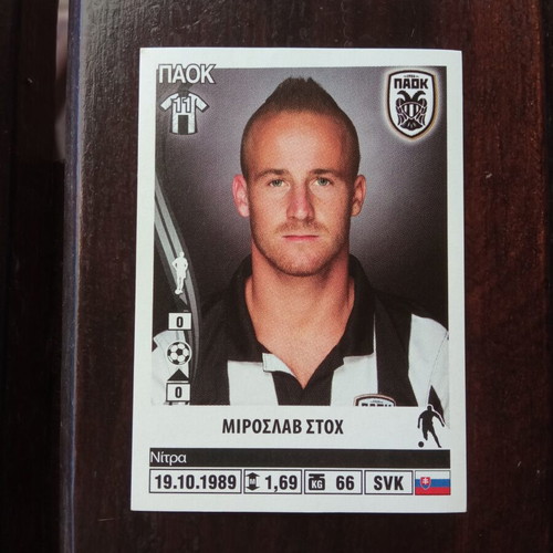 Panini Superleague 2013-2014 αυτοκόλλητο Νο329 Μίροσλαβ Στοχ μεταχειρισμένο