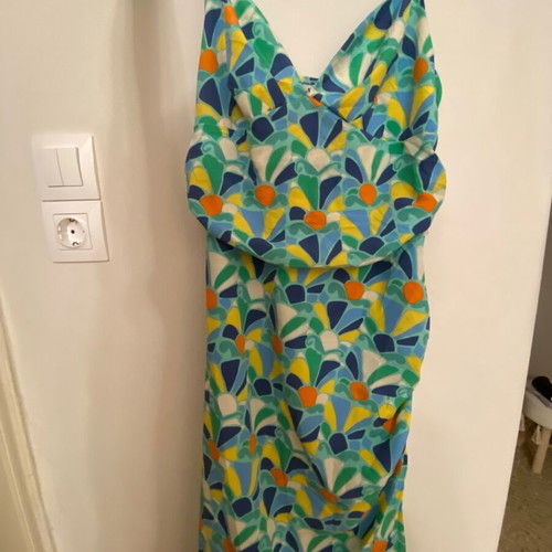 HM dress Large with straps new, multicolor