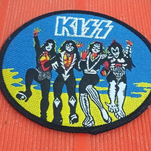 KISS Destroyer Cover Woven Patch new, 9cm diameter