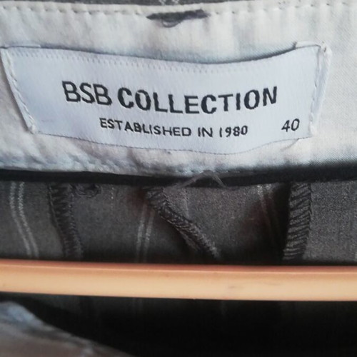 BSB Short Pants like new, size L 40 12, white and gray