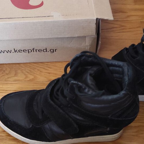 Keep Fred sneakers ankle boots used, size 37, black