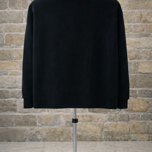 Women's Black Cotton Blouse with Embroidered Eye like New, Size L