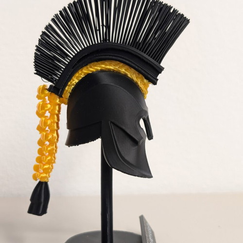 3D Printed Spartan Helmet Display The Odyssey new