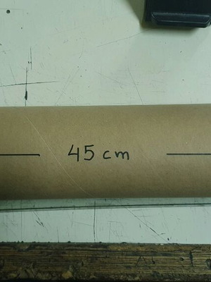 Heavy-duty paper roll 45 centimeters new