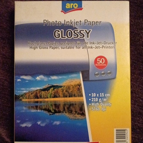 ARO photo paper 10x15 cm new, glossy 50 sheets