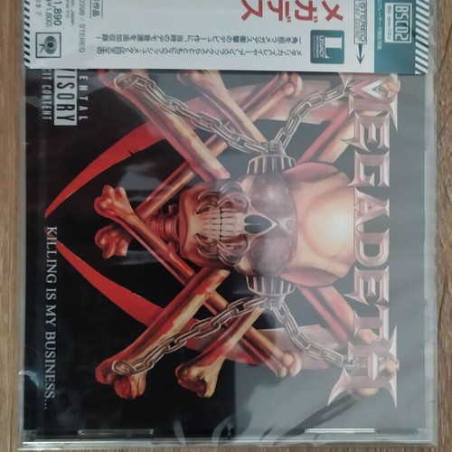 Megadeth Killing Is My Business Japanese Edition Blue-Spec CD2 new