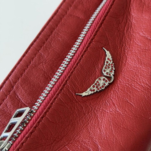 Zadig & Voltaire Red Leather Wallet like new